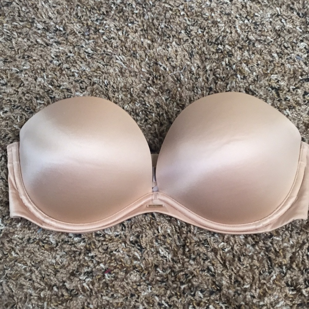 Victoria's Secret nude strapless bra